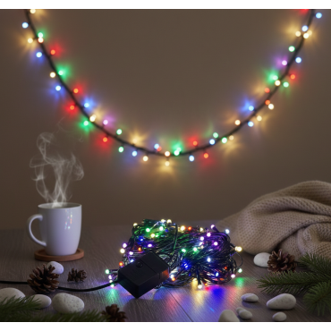 LED Damla Uçlu RGB Dekoratif Işık 10 Metre 100 