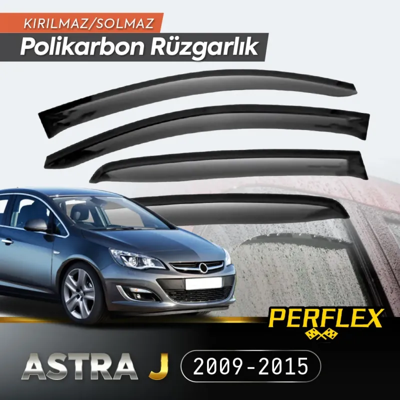 Perflex Polikarbon Kırılmaz Rüzgarlık V2 Mugen  Opel Astra J (2009-2015)