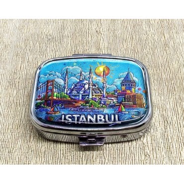İstanbul Temalı İlaç Kutusu - Model 9