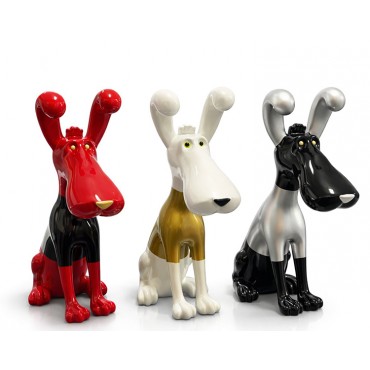 Polyester Sevimli Köpek Figürü