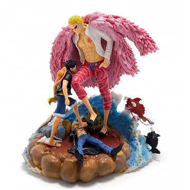 Anime One Piece Luffy Ve Donquixote Figürü 