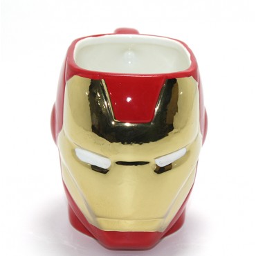 3D Iron Man Tasarımlı Porselen Kupa Bardak