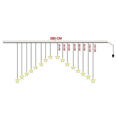 Yıldız Perde LED 