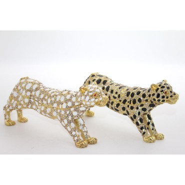 Swarovski Taşlı Tekli Leopar Model 4