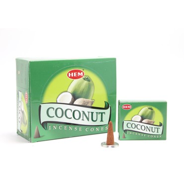 Coconut Aromalı Konik Tütsü