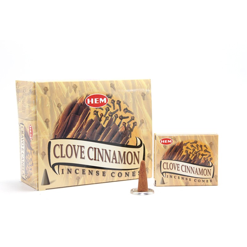 Clove Cinnamon Aromalı Konik Tütsü