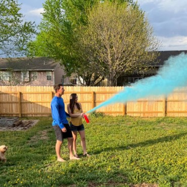 Cinsiyet Tüpü - Gender Reveal Partisi Tüpü Mavi Renk 