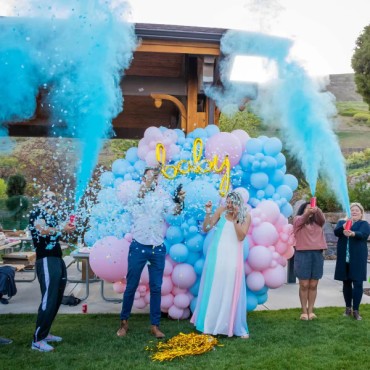 Cinsiyet Tüpü - Gender Reveal Partisi Tüpü Mavi Renk 