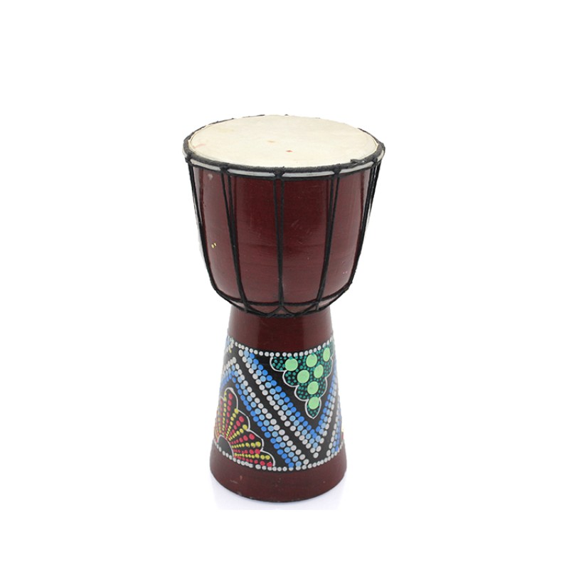 Batikli Ahşap Darbuka 25 Cm