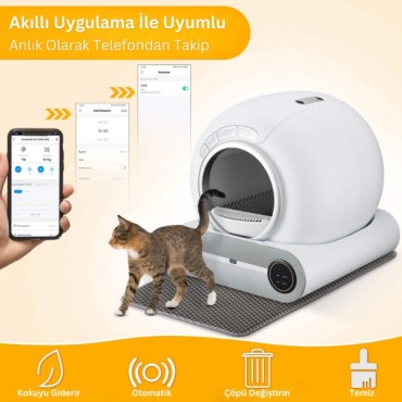 Akıllı Otomatik Kedi Tuvaleti