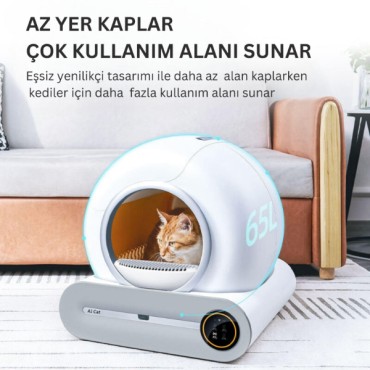 Akıllı Otomatik Kedi Tuvaleti