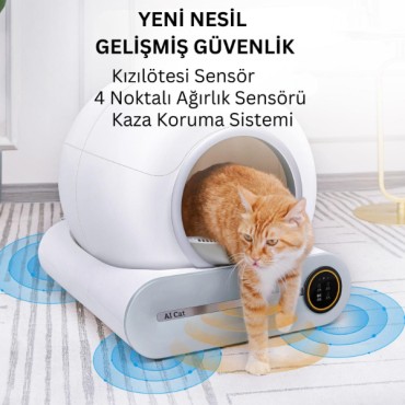 Akıllı Otomatik Kedi Tuvaleti