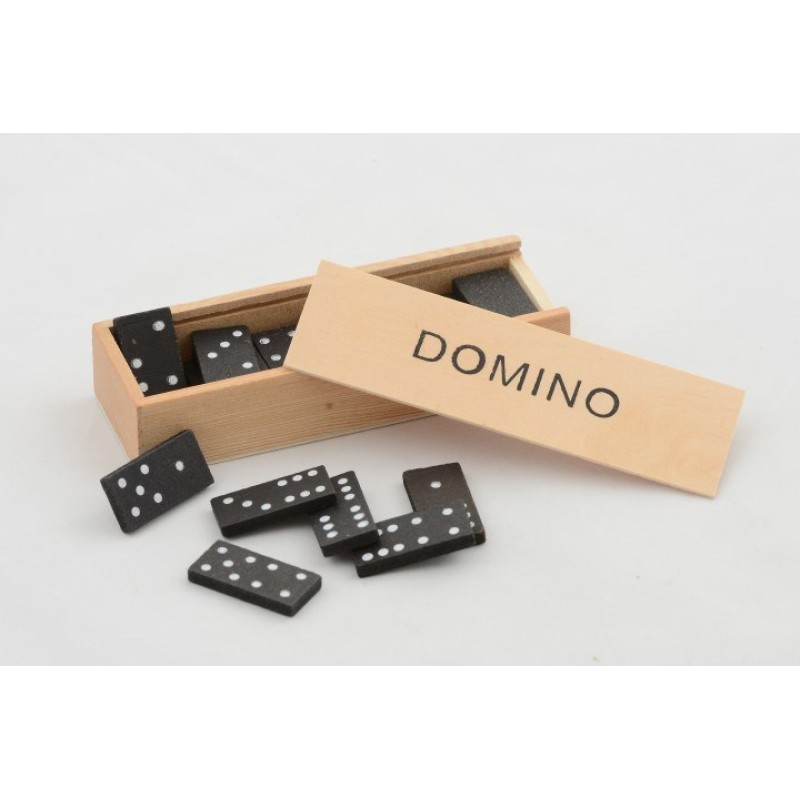 Ahşap Kutulu Domino Oyunu Model 2 