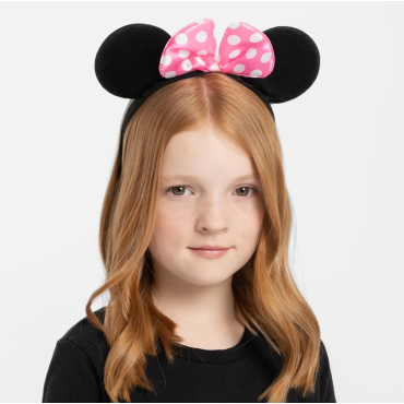 Pembe Fiyonklu Minnie Mouse Tacı 