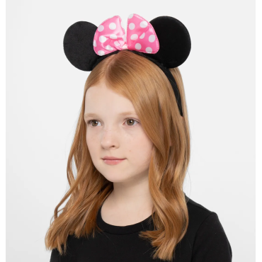 Pembe Fiyonklu Minnie Mouse Tacı 