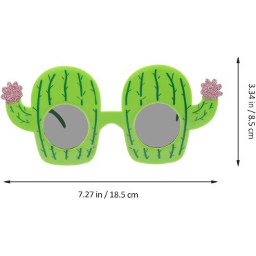 Kaktüs Temalı Hawaii Yaz Partisi Gözlüğü