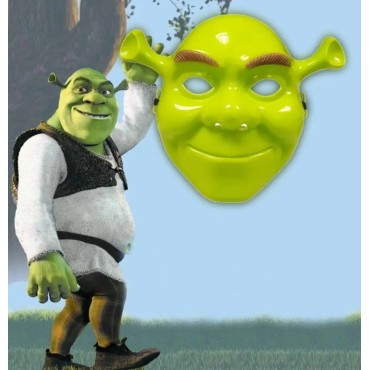 Yeşil Shrek Maskesi