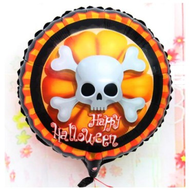 Halloween Kuru Kafa Folyo Balon 18 inç