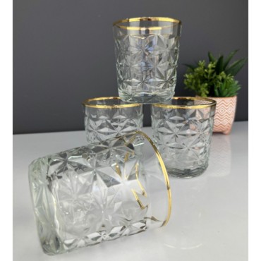 6'lı Kristal Meşrubat Bardağı 300 ml 