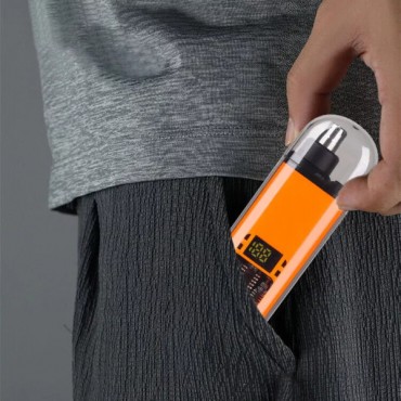 Cep Çakmak Model USB Şarjlı Burun Kulak Yanak Kıl Tüy Temizleme Makinesi