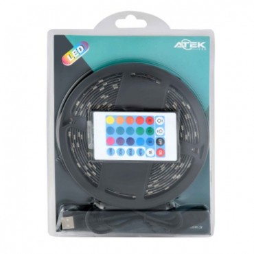 RGB Şerit 30 LED Kumandalı USB Bağlantılı 