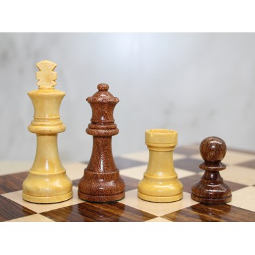 Özel Vernikli Mıknatıs Taşlı Ahşap Katlanabilir Kutulu Satranç Oyunu 17.5 Cm