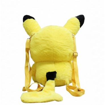 Sevimli Peluş Pikachu Sırt Çantası 