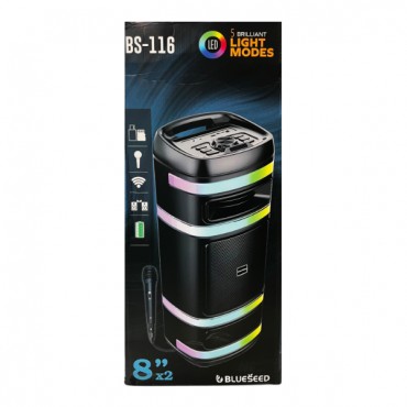 Kablosuz Mikrofonlu Hoparlör - Party Box Speaker 