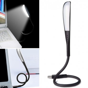 Kompakt USB Siyah 14 Ledli 3 Kademeli Dokunmatik Okuma Lambası