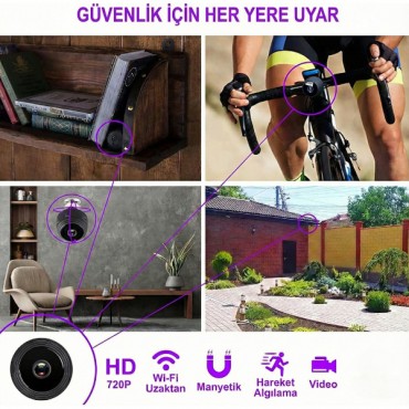 Mini HD Wi-Fi Güvenlik Kamerası 