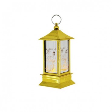 Ramazan Temalı Gold Kare Kubbe LED Lamba 