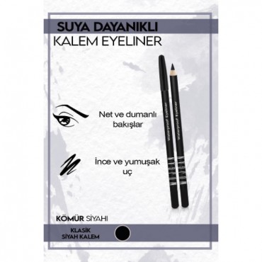Siyah Waterproof Göz Kalemi 