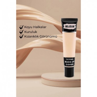 3'lü Derma Porselen Makyaj Tüp Kapatıcı Seti