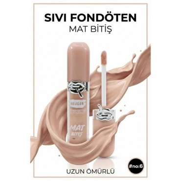 6'lı Mat Bitişli Fondöten Seti 