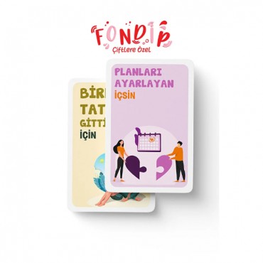Fondip Çiftlere Özel Kart Oyunu