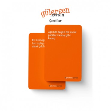 Gülersen İçersin Çocuklar - Eğlenceli Kart Oyunu